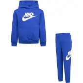 Nike Joggingpak 'CLUB FLEECE' donkerblauw / wit