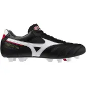 Mizuno Morelia II Pro Gras / Kunstgras Voetbalschoenen (MG) Zwart Wit Rood