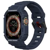 Skinarma Apple Watch Bandje 49Mm Mecha 2In1 Hoesje Met Beschermhoes