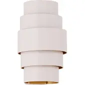 Artdelight Wandlamp Rolls H 22 cm wit goud
