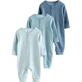 Next Rompertje/body saffier / azuur / pastelblauw