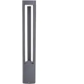 LUCANDE LED tuinpadverlichting - tuinlamp Pirron, zwart, Aluminium, Modern, LED buitenlamp