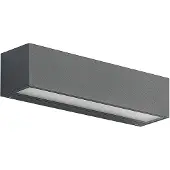 Arcchio LED-wandlamp buiten Lengo, zwart, Aluminium, Modern, LED wandlamp buiten