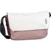 Zwei Schoudertas crème / rosa / zwart