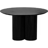 Lewis & Loft Eettafel Lane - Rond ⌀130 - FSC-gecertificeerd mangohout - Zwart