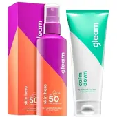 Gleam Milky Sunscreen Spray SPF 50 & Aftersun - 2x200ml