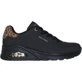 SKECHERS Sneakers laag 'UNO' lichtbruin / zwart