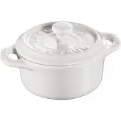 Staub Ronde cocotte 10 cm - wit 0,2 l