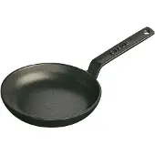 Staub Koekenpan Zwart - ø 12 cm / 150 ml - Geëmailleerde anti-aanbaklaag