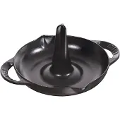 Staub Verticale roaster 24 cm - zwart