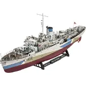 Revell Modelbouwpakket Militaire voertuigen - 05132 Flower Class Corvette - HMCS Snowberry Plastic - 1:144 - Modelbouw