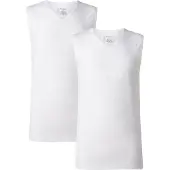 Schiesser 95/5 Heren Tank Top - Wit - 2 pack- V Hals-Maat S