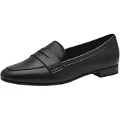 Marco Tozzi Dames slippers, elegant, veganistisch, zwart, maat 37 EU