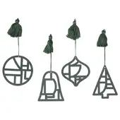 Broste Copenhagen Kerst decoraties FILI X4 dames One size