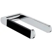 Nimco Nava - Toiletrolhouder, mat zwart/chroom NA 28055M