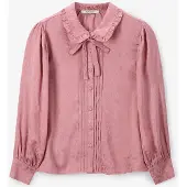 Sissy-Boy Roze blouse met strik | Maat: M