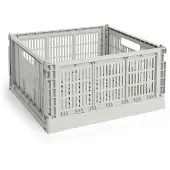 HAY Colour Crate L Square 42x42 cm Grey