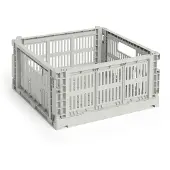 HAY Opbergbox Colour Crate Medium Square Grey