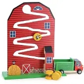 Vilac Houten speelgoed - - Oogst op de boerderij - Rood - 12 maanden en ouder - Speels en educatief