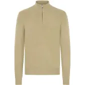 Casual Friday Trui ' CFHEINE halfzip ' bruin