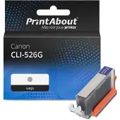 PrintAbout Huismerk Canon CLI-526G Inktcartridge Grijs