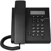 Innovaphone IP102, IP-telefoon, zwart, headset met kabel, geschikt voor bureau of wandmontage, 128 MB, 16 MB