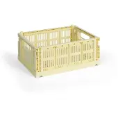 HAY Opbergbox Colour Crate Medium Light Yellow