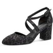 Tamaris Slingpumps donkergrijs / zwart