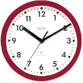 OEM Radiogestuurde wandklok, 20 cm, rood