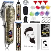 Sansbeauté Professionele Draadloze 4-in-1 Tondeuse – Mannen Hoofdhaar & Baard – Trimmer – Kappersset