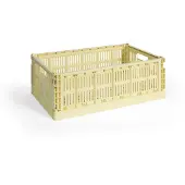HAY Opbergbox Colour Crate Large Light Yellow