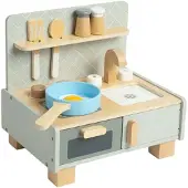Bigjigs houten tafelbladkeukentje, 7dlg.