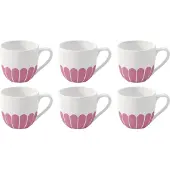 Villeroy & Boch Espressokop Fleur Cassis 70ml (6 delig)