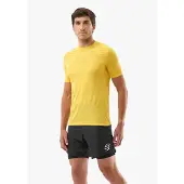 Compressport - Trail Racing S/S T-Shirt - Hardloopshirt L, beige