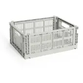 HAY Opbergbox Colour Crate Medium Grey