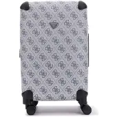 GUESS trolley 22 In 8-Wheeler Slate Logo blauwgrijs 64cm