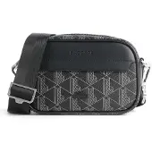 Lacoste Schoudertas lichtgrijs / zwart