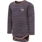 Hummel Romper l/s - HmlSilver - Rose Taupe - - 3 jaar (98) - Rompers Lange Mouw
