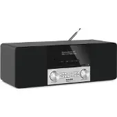 Technisat Radio/CD-speler DAB+, VHF (FM) CD, Bluetooth Incl. afstandsbediening, Acculaadfunctie Zwart
