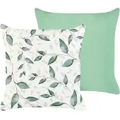 Beliani FLYLEAF - Tuinkussen set van 2 - Groen - Polyester