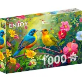 Enjoy Puzzle Lovebirds Duet Puzzel 1000 Stukjes