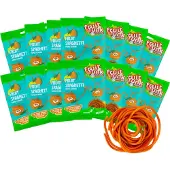 Fruitfunk Fruit Spaghetti Mango (14 x 100g) Fruitsnoep - suikerbewust vegan snoep - gezonde traktatie kind - zonder toegevoegde suikers