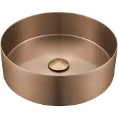 Saniclass ONE Waskom - 36x36x11cm - RVS - Geborsteld koper