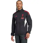 Adidas Liverpool Presentatie Trainingsjack 2025-2026 Zwart Rood Wit