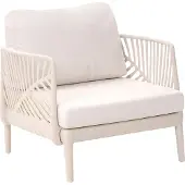 Beliani SATURNIA - Tuinstoel - Lichtbeige - Kunststof