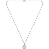 BOSS Zilverkleurige ketting met Double B-monogrammedaillon