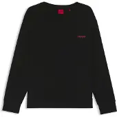 HUGO Pyjamatop van stretchkatoen met logoprint Maat XS