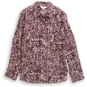 Tom Tailor Blouse crème / donkerrood
