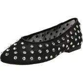 Steve madden Ballerina 'Viv' zwart / transparant
