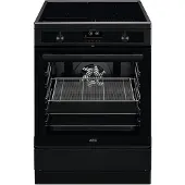 AEG CIB6499APB vrijstaand fornuis met inductiekookplaat / Hob²Hood / pyrolyse – zelfreiniging / 60 cm